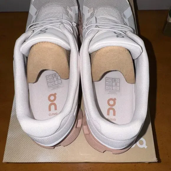 On Running Cloud 5 Sand Rosebrown Women’s 10 Sneakers - Picture 8 of 10